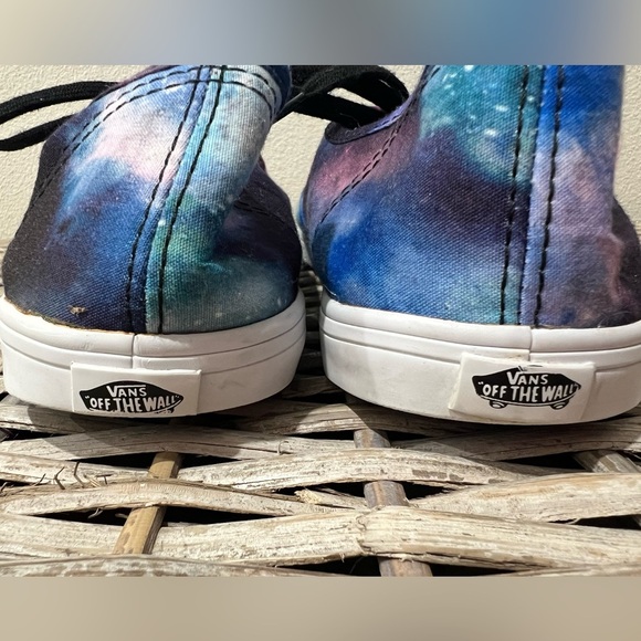 Vans Unisex Galaxy Print Sneakers, men’s 7.5, women’s 9, EUC, celestial, canvas - Picture 5 of 7